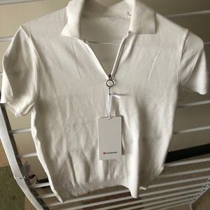Lululemon City Calm Short Sleeve Sweater!